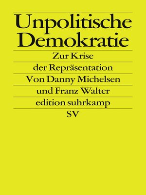 cover image of Unpolitische Demokratie